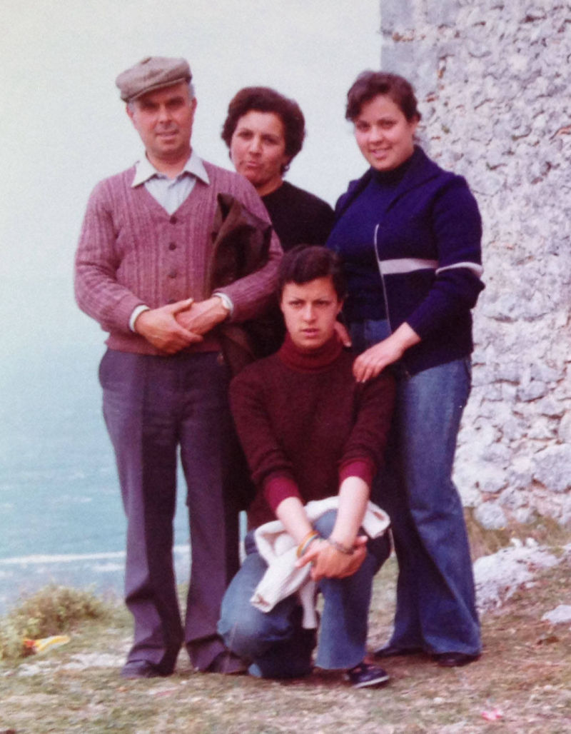 Zio Rodolfo Matassa, Zia Linda, Donatella e Annamaria Torriero